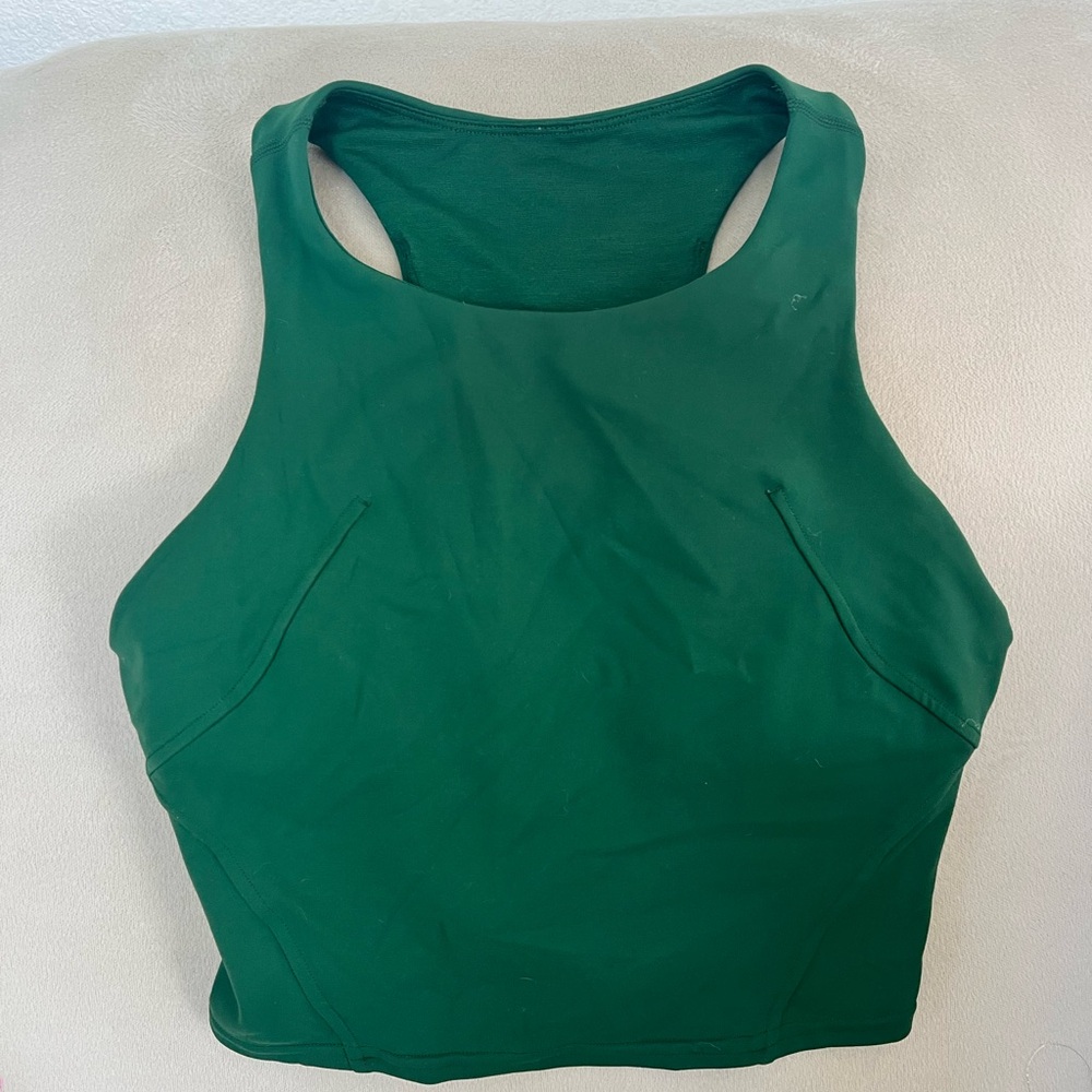 lululemon athletica Green Crop Top